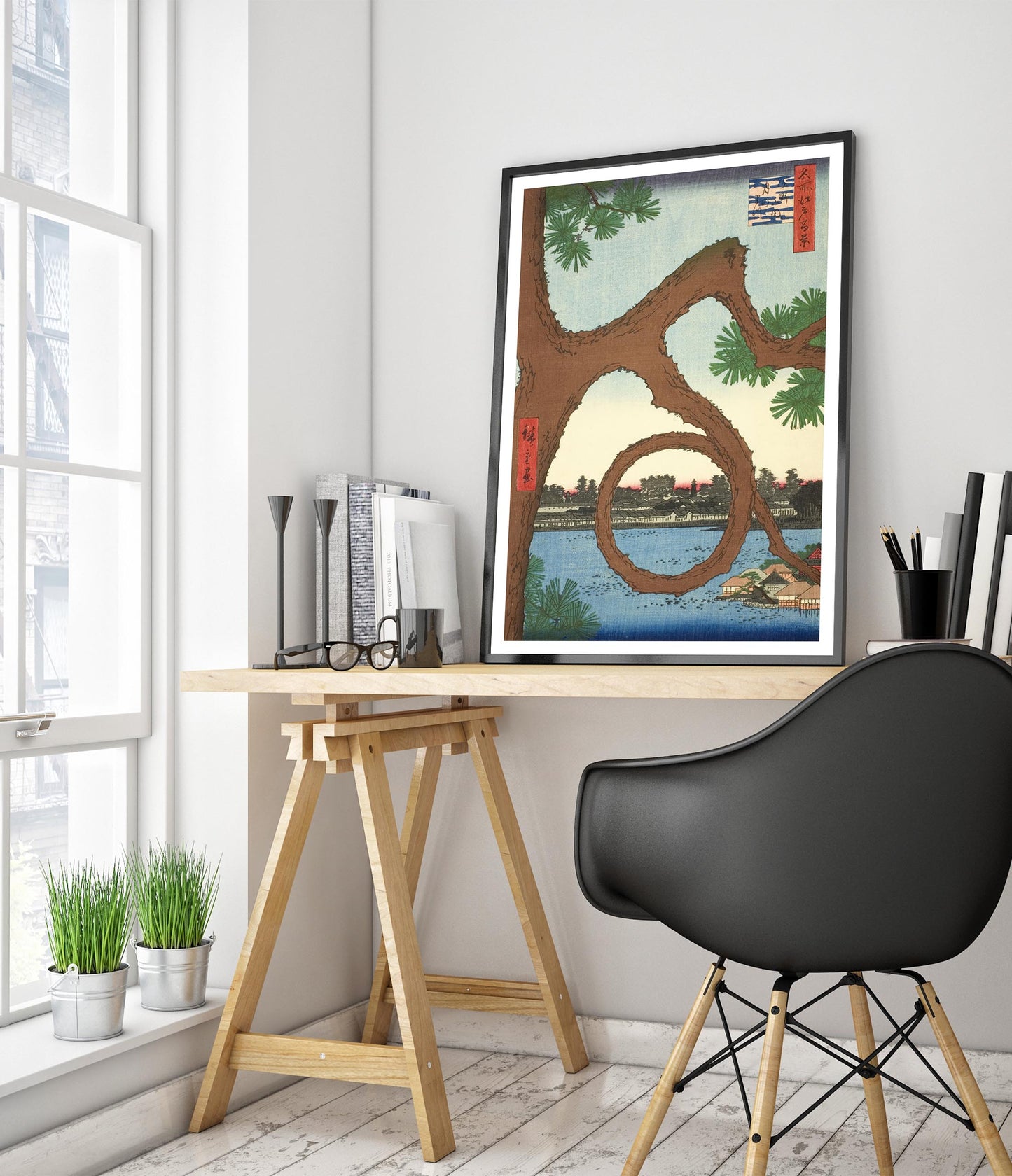 The Moon Pine on the Temple Grounds at Ueno