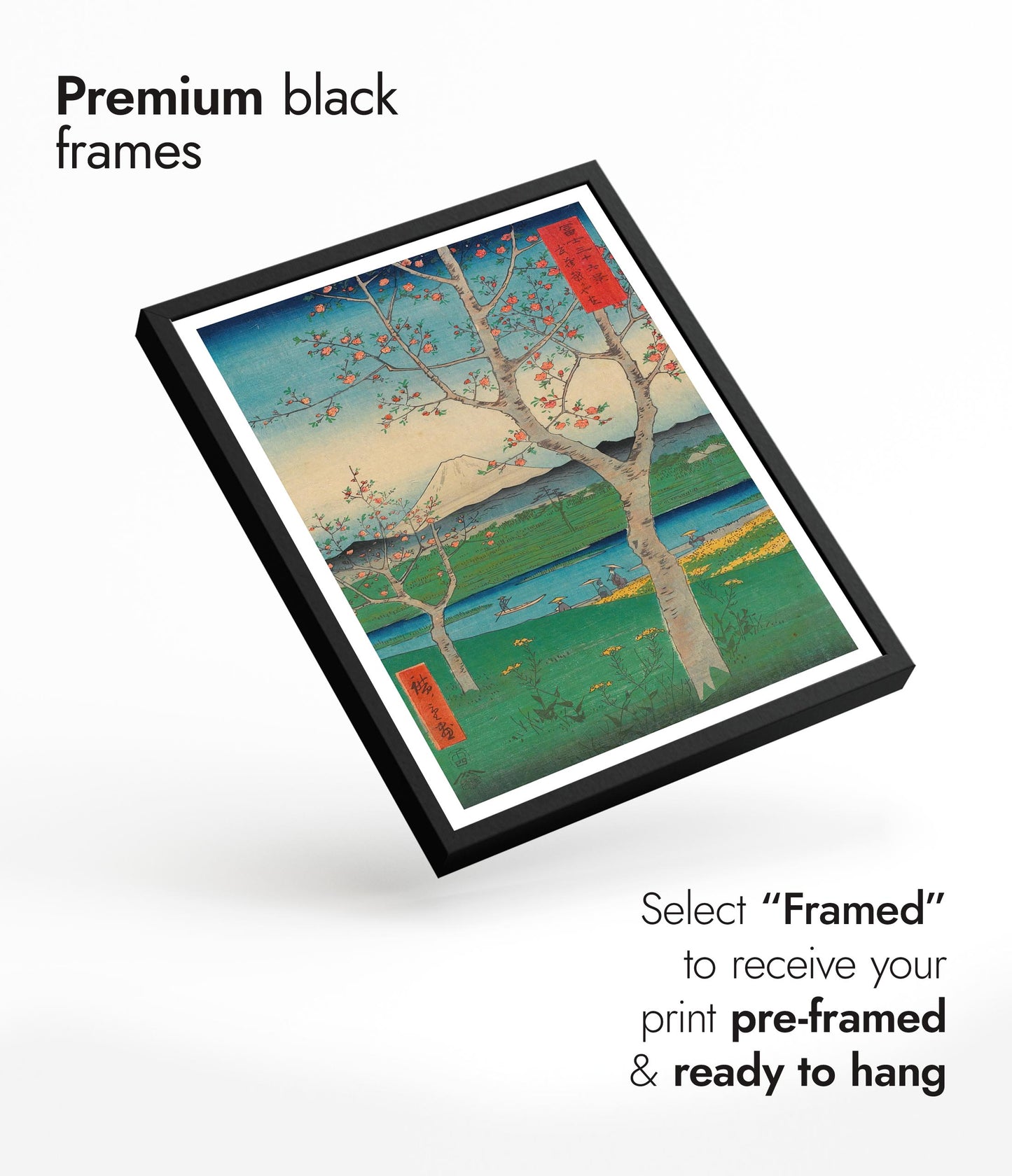 Les Faubourgs de Koshigaya dans la province de Musashi