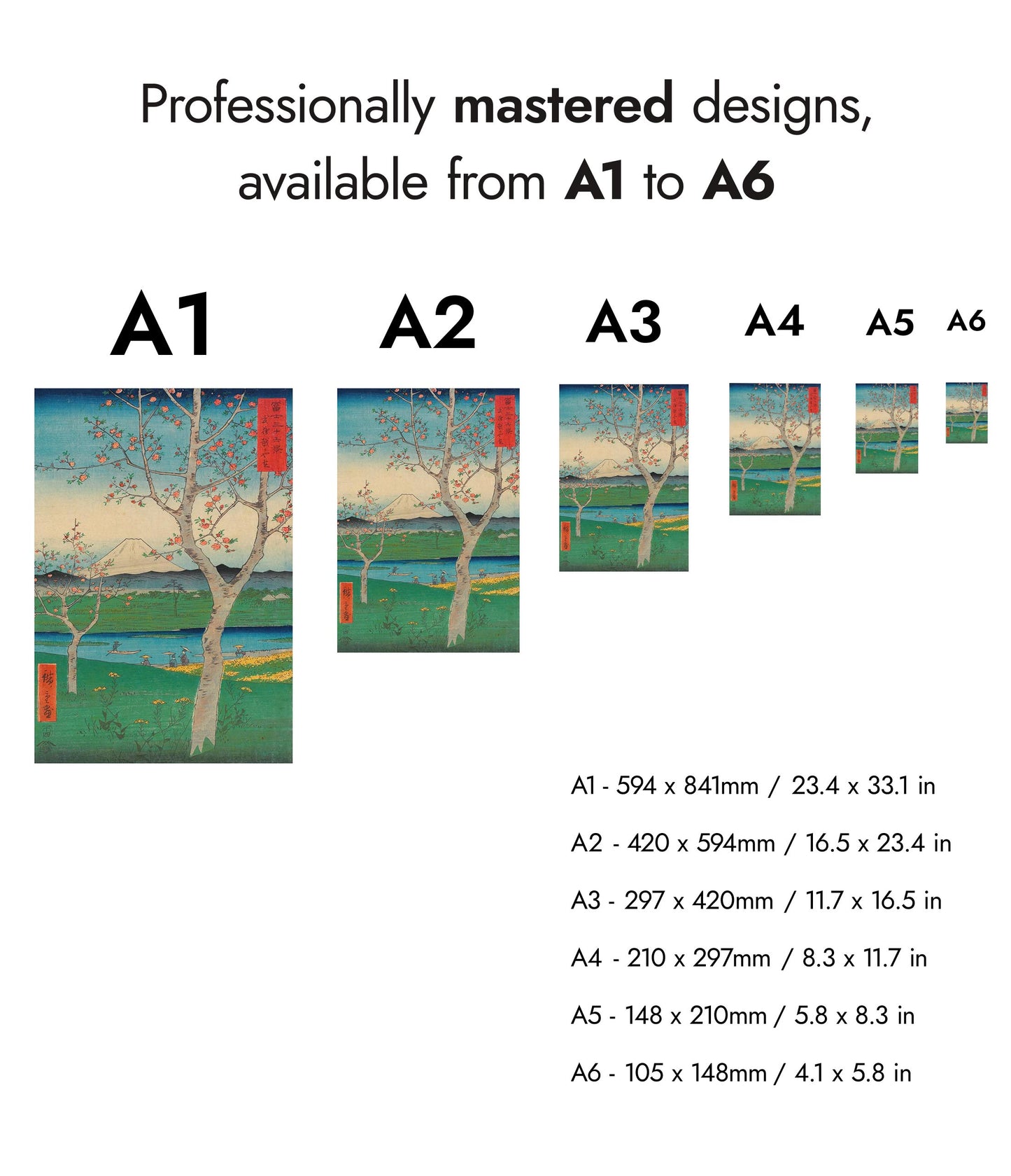 Les Faubourgs de Koshigaya dans la province de Musashi