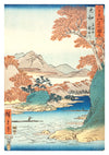 Tatsuta Mountain & Tatsuta River print