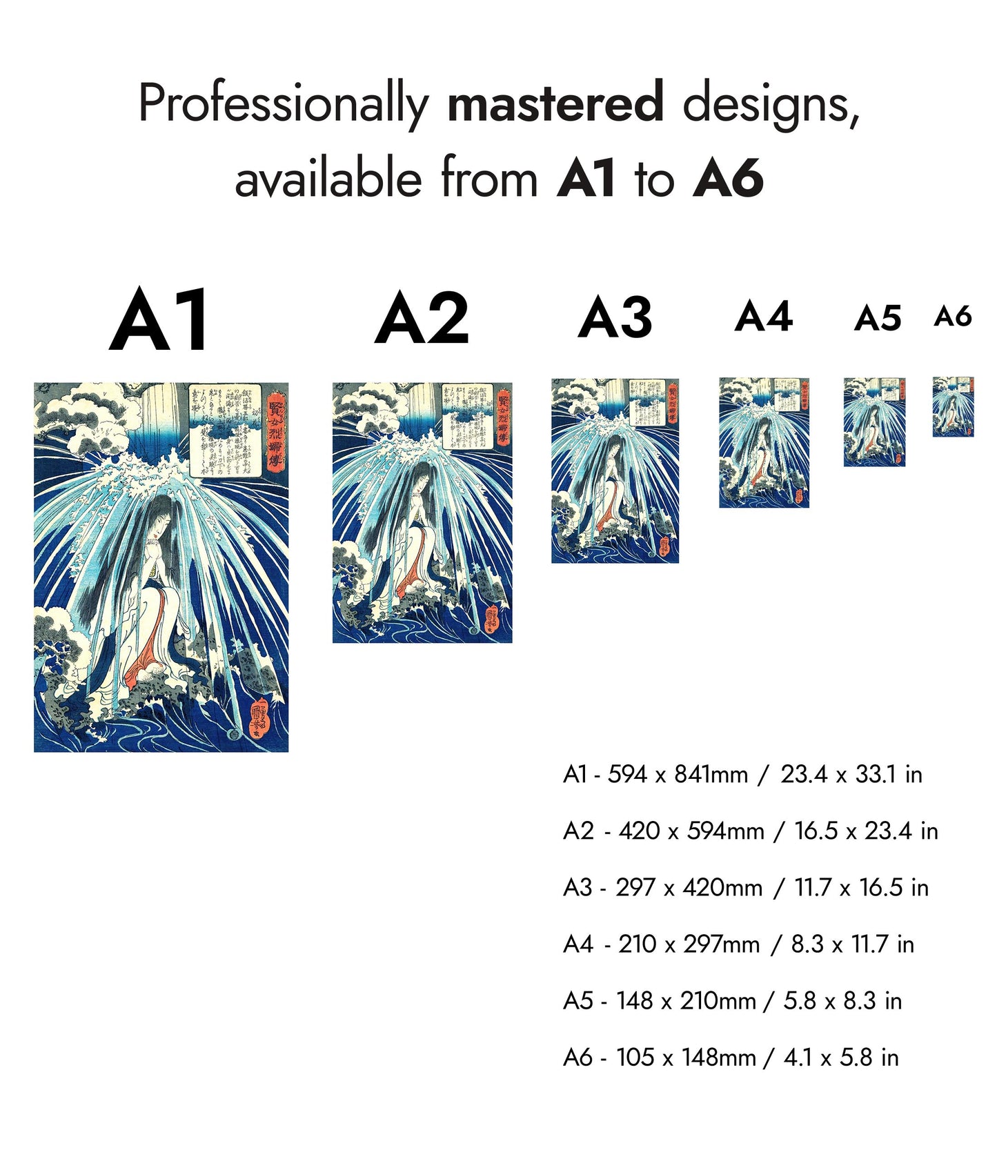 Hatsuhana Praying Under the Tonosawa Waterfall