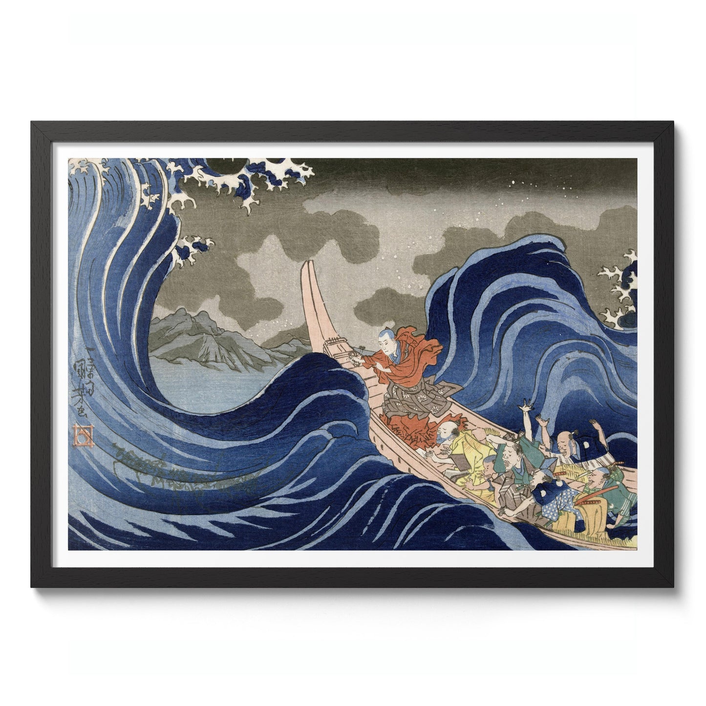 Nichiren Conjures the Waves at Kakuda During his Exile to Sado
