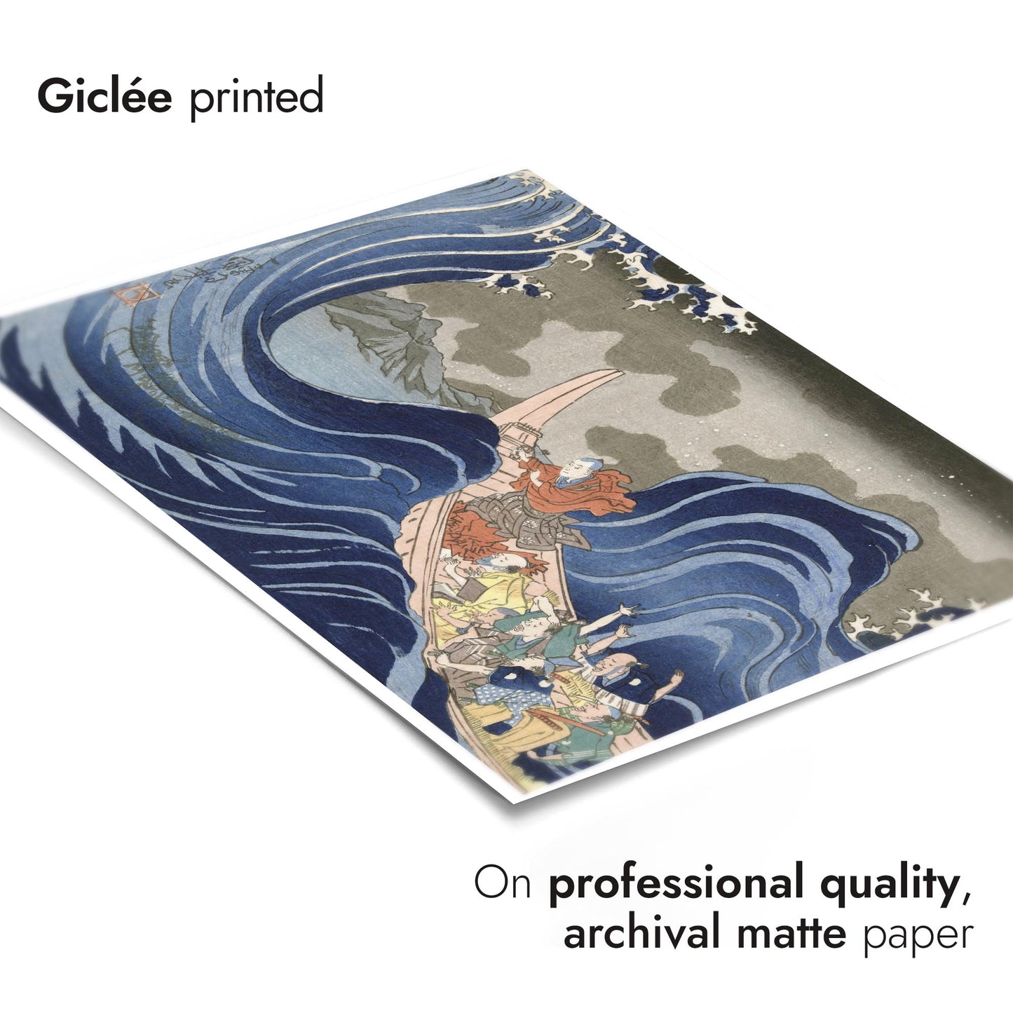 Nichiren Conjures the Waves at Kakuda During his Exile to Sado