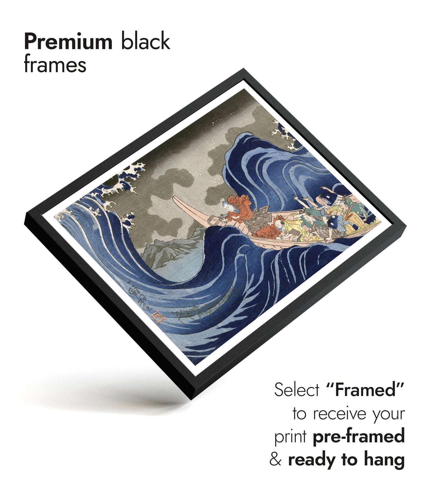 Nichiren Conjures the Waves at Kakuda During his Exile to Sado