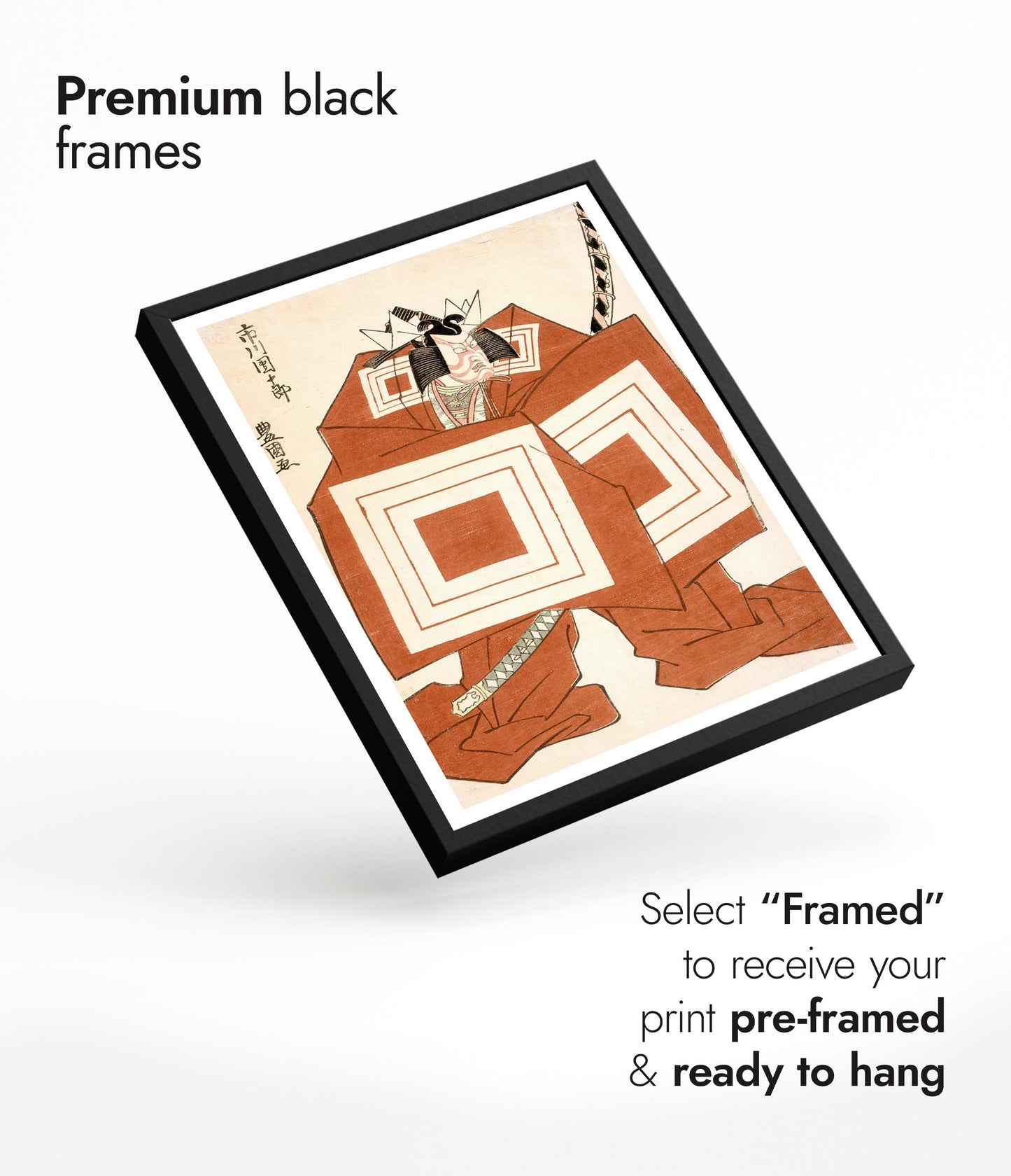 Ichikawa Danjuro im Kabuki-Stück Shibaraku