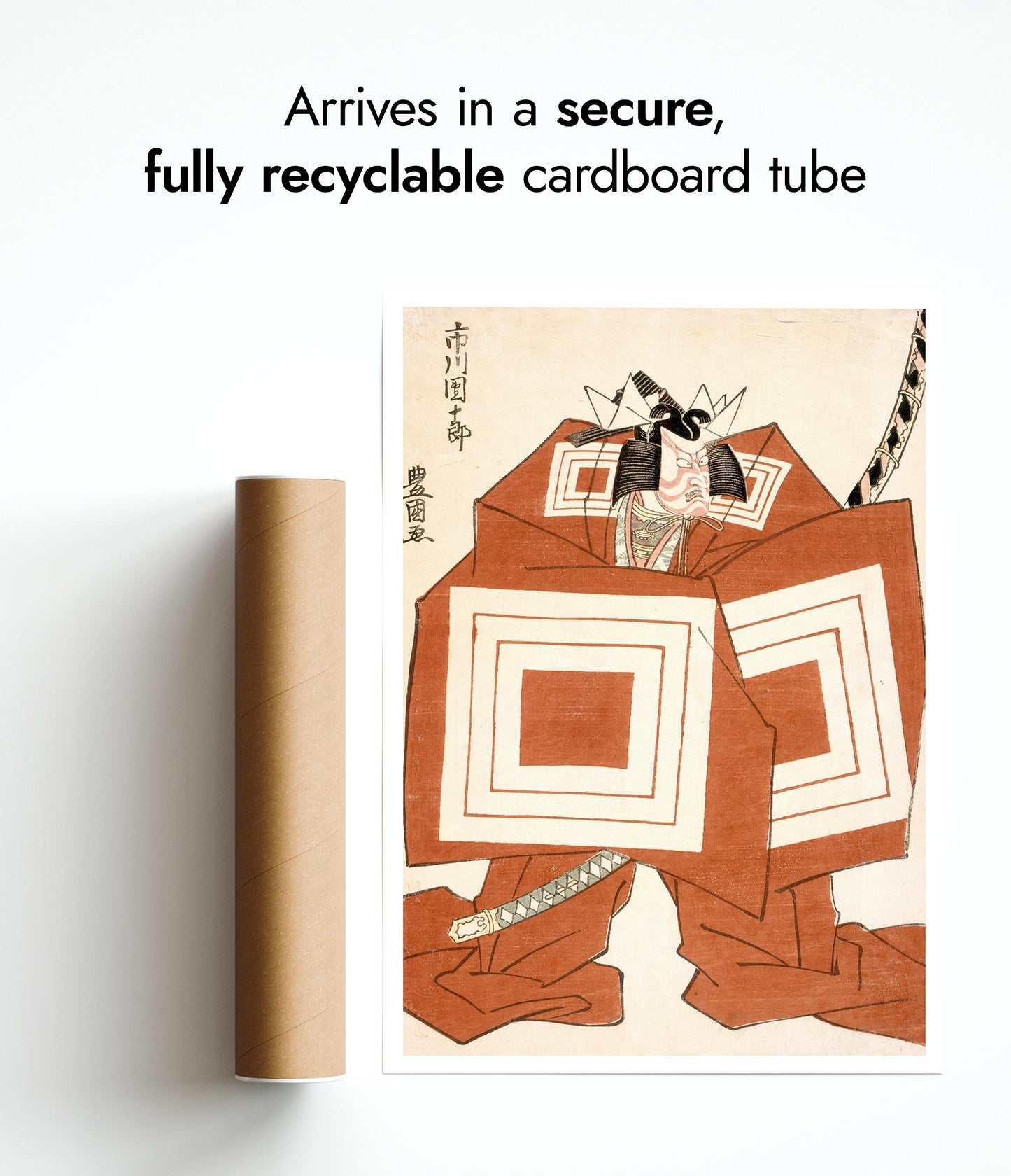 Ichikawa Danjuro im Kabuki-Stück Shibaraku