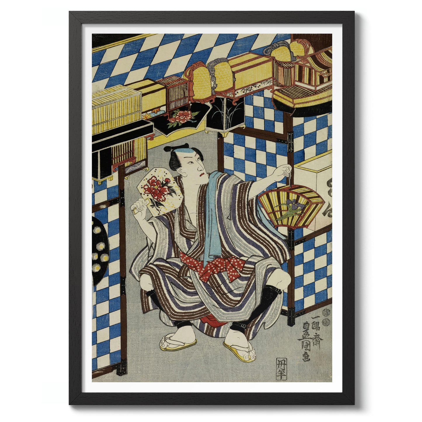 Insect Seller, Ichikawa Danjuro VIII