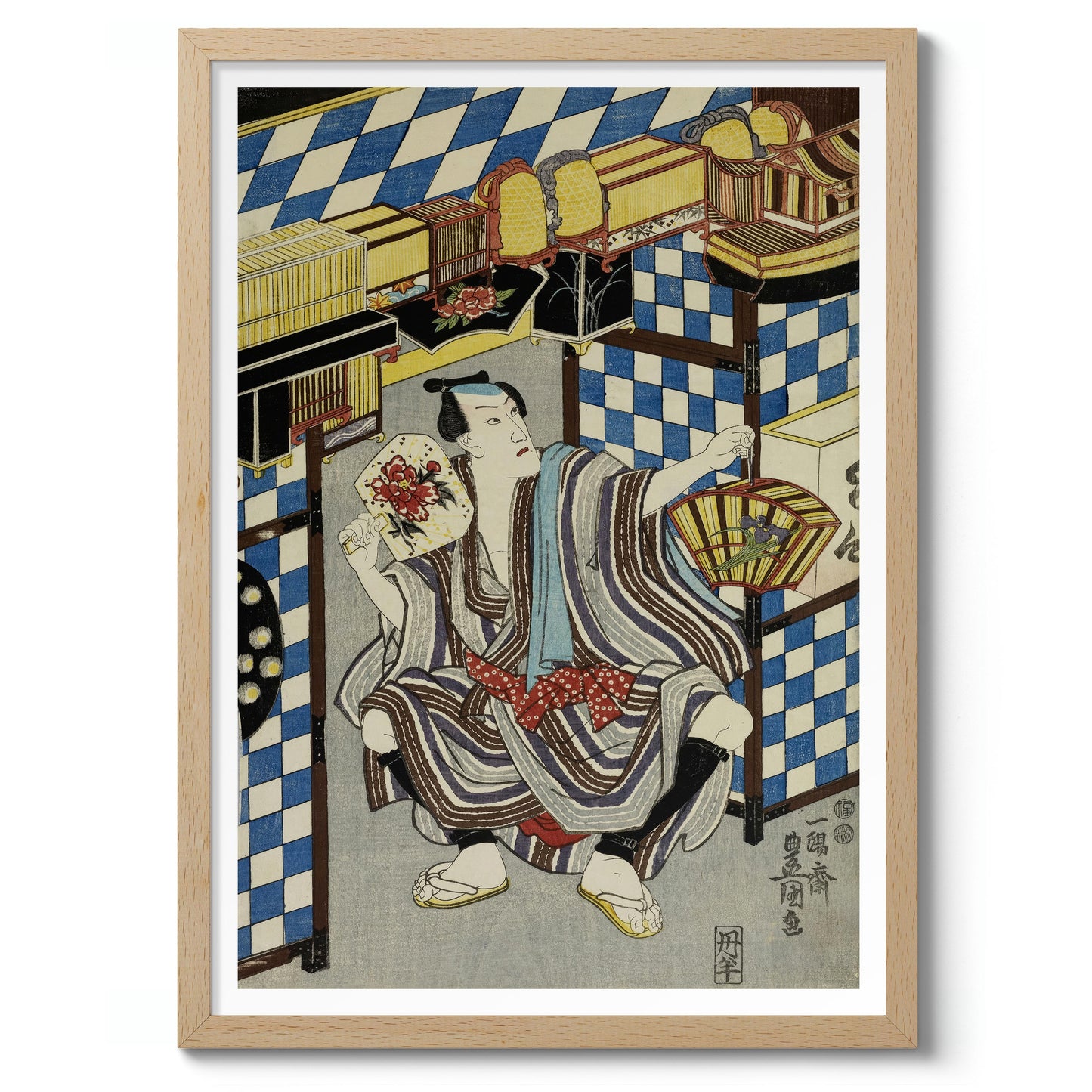 Insect Seller, Ichikawa Danjuro VIII