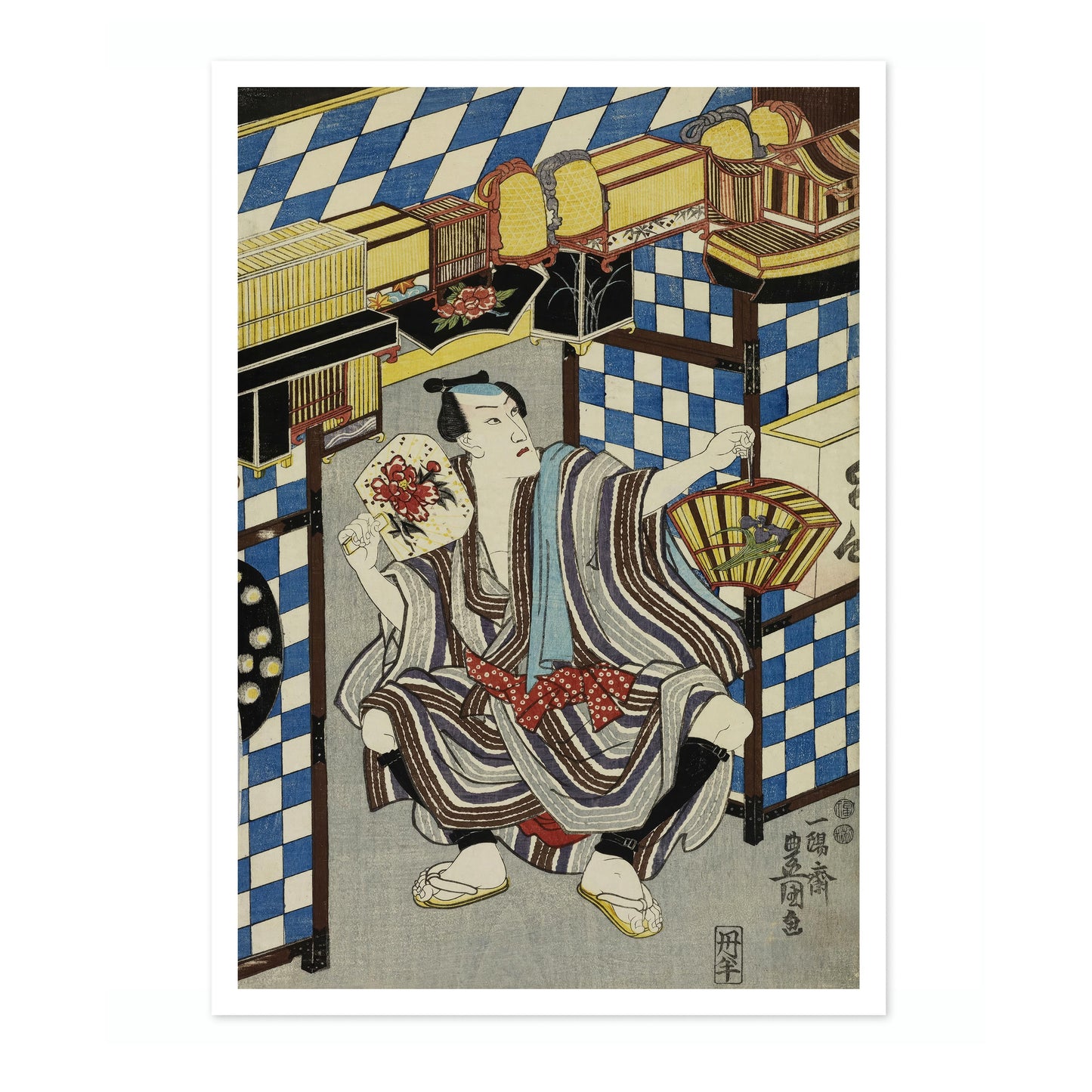 Insect Seller, Ichikawa Danjuro VIII