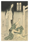 Skådespelare Onoe Matsusuke I och Matsumoto Kojiro print