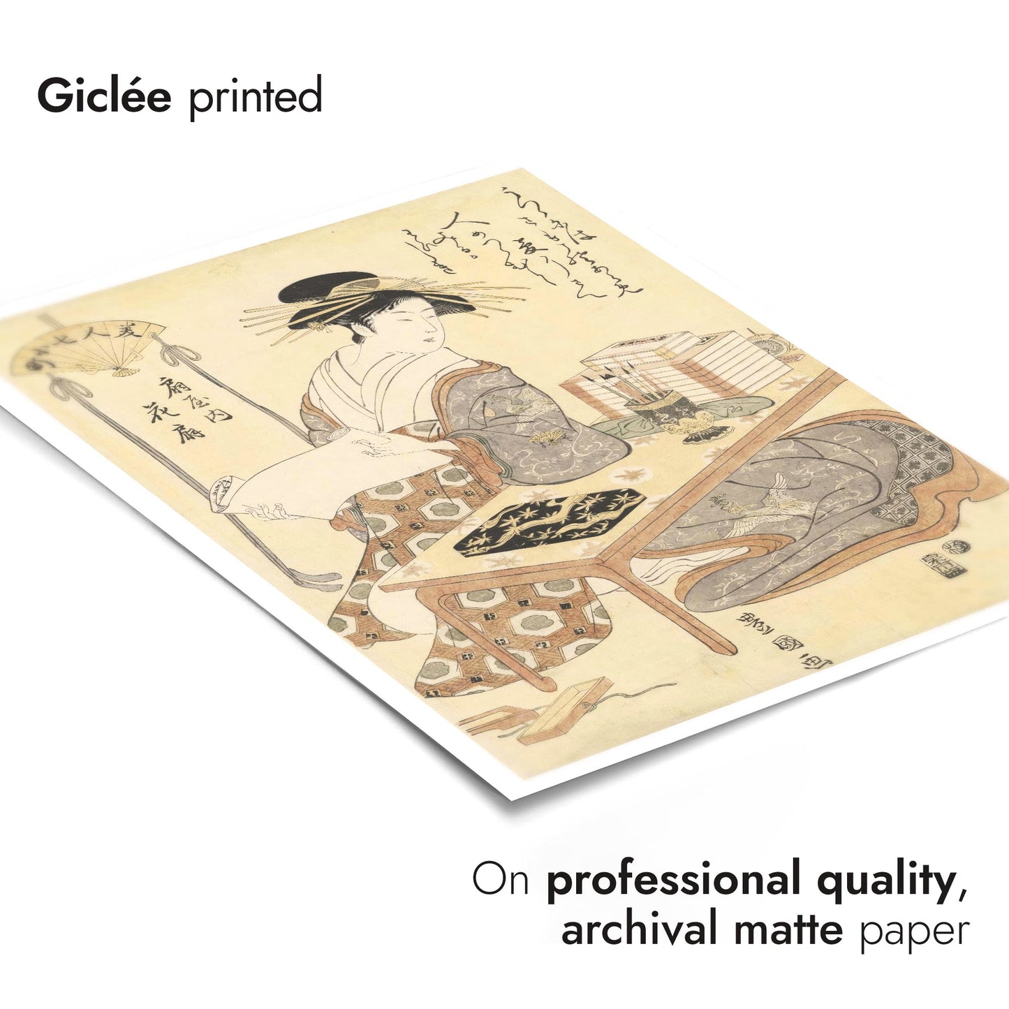 Kurtisan Ogiya från Hanaogi-huset