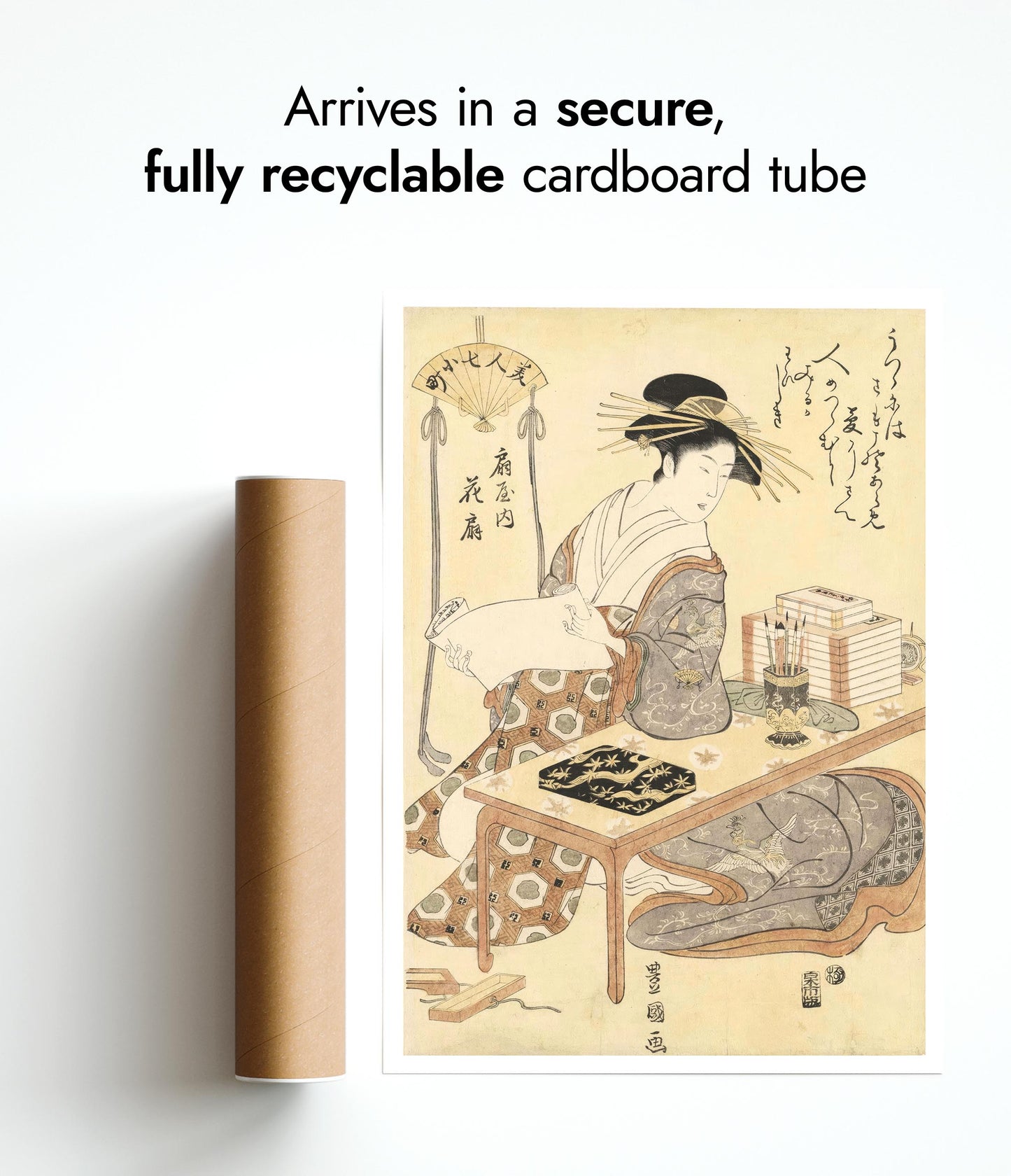 Kurtisan Ogiya från Hanaogi-huset