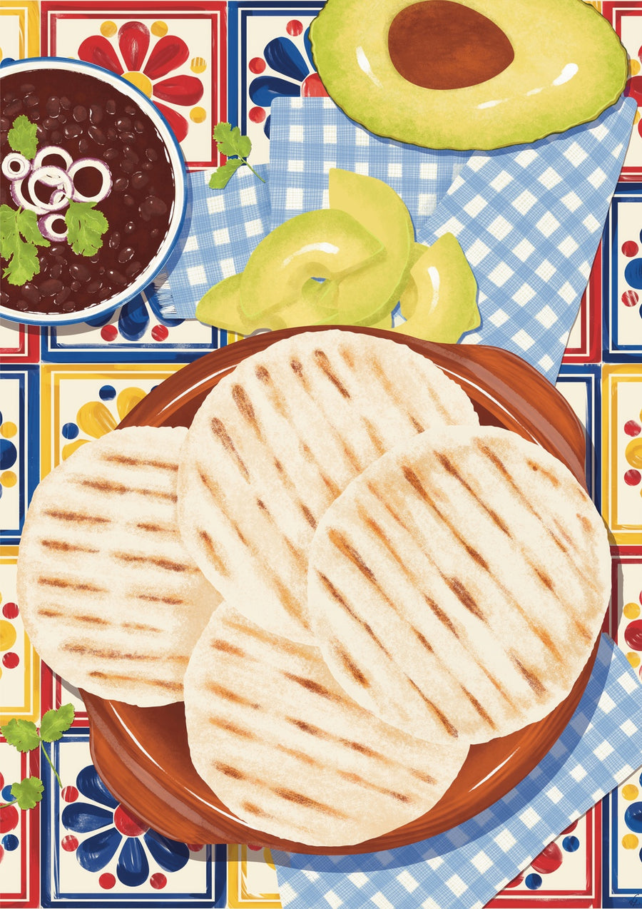 Arepas - Print Only frame