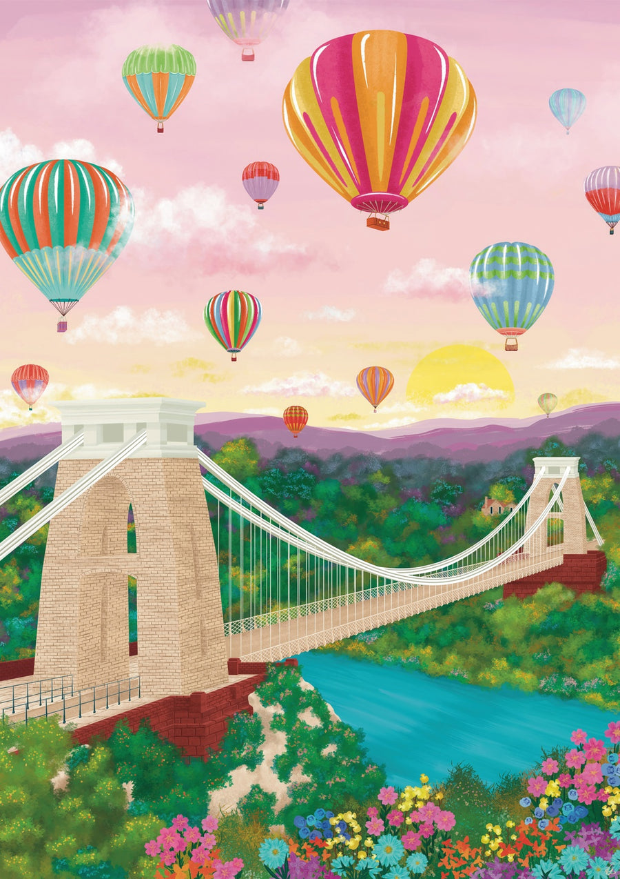 Bristol Clifton Bridge - Print Only frame