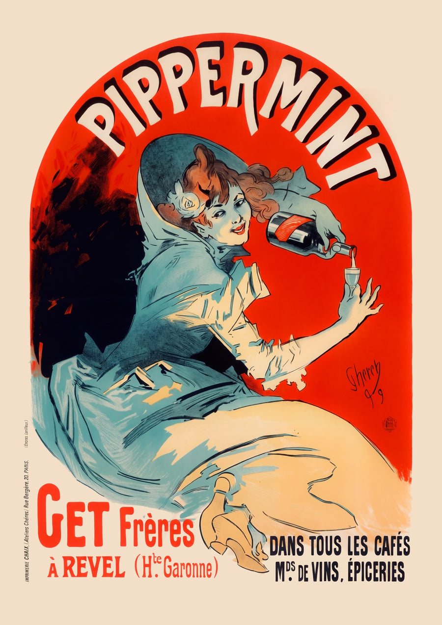 Pippermint Get Frères - Print Only frame