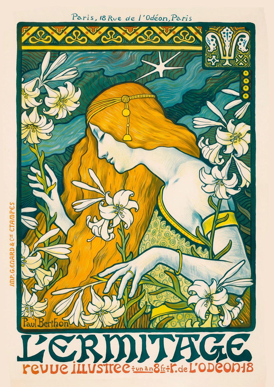 L'Ermitage - Print Only frame