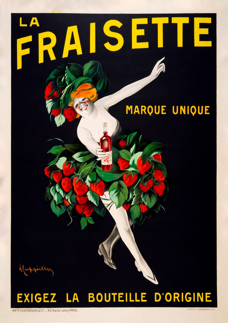 La Fraisette by Leonetto Cappiello - Print Only frame