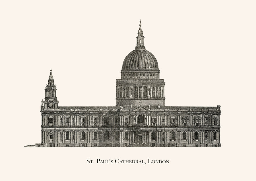 St. Pauluskathedraal, Londen - Print Only frame