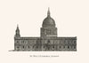 St. Pauluskathedraal, Londen print