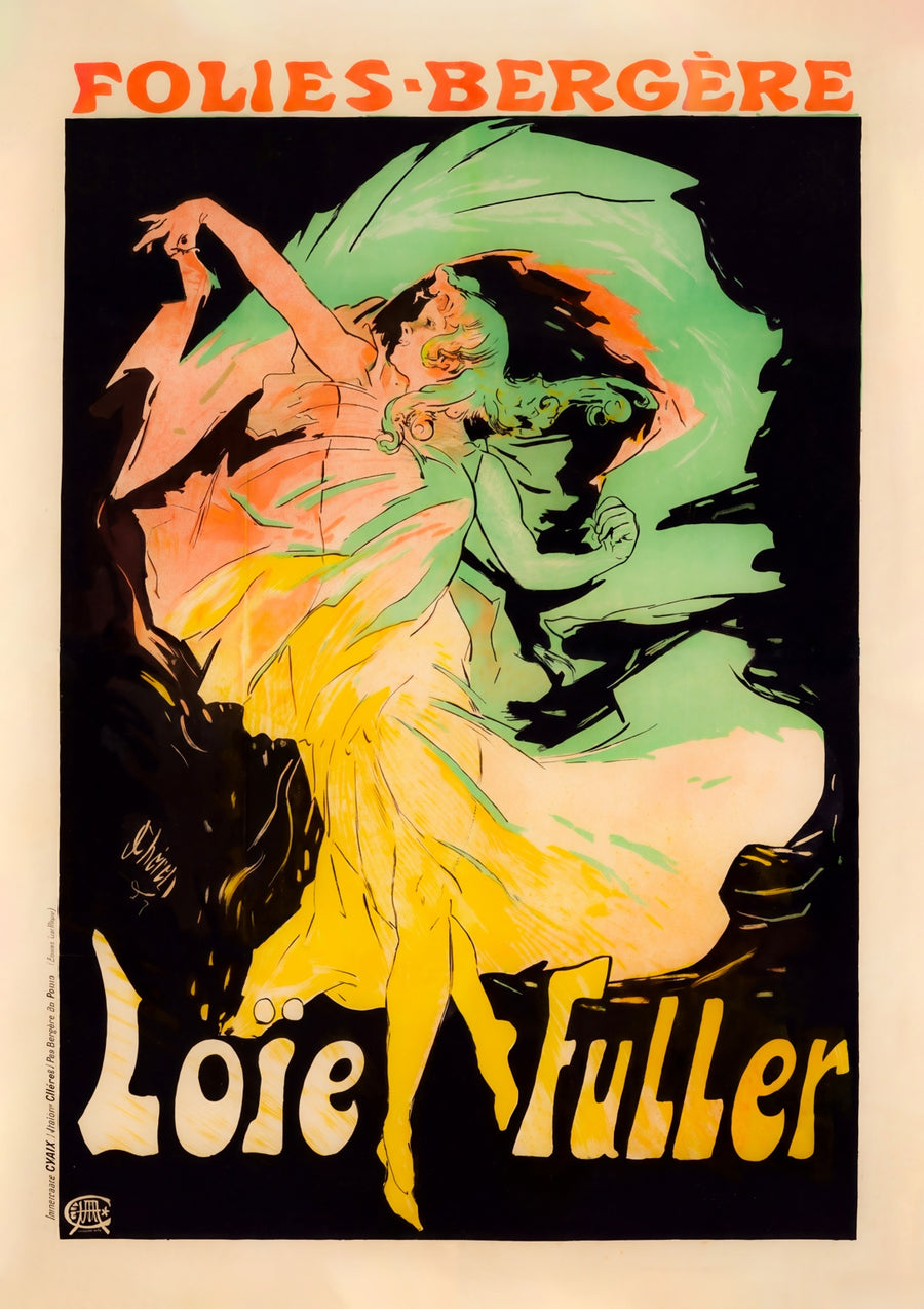 Folies-Bergère, Loïe Fuller - Print Only frame