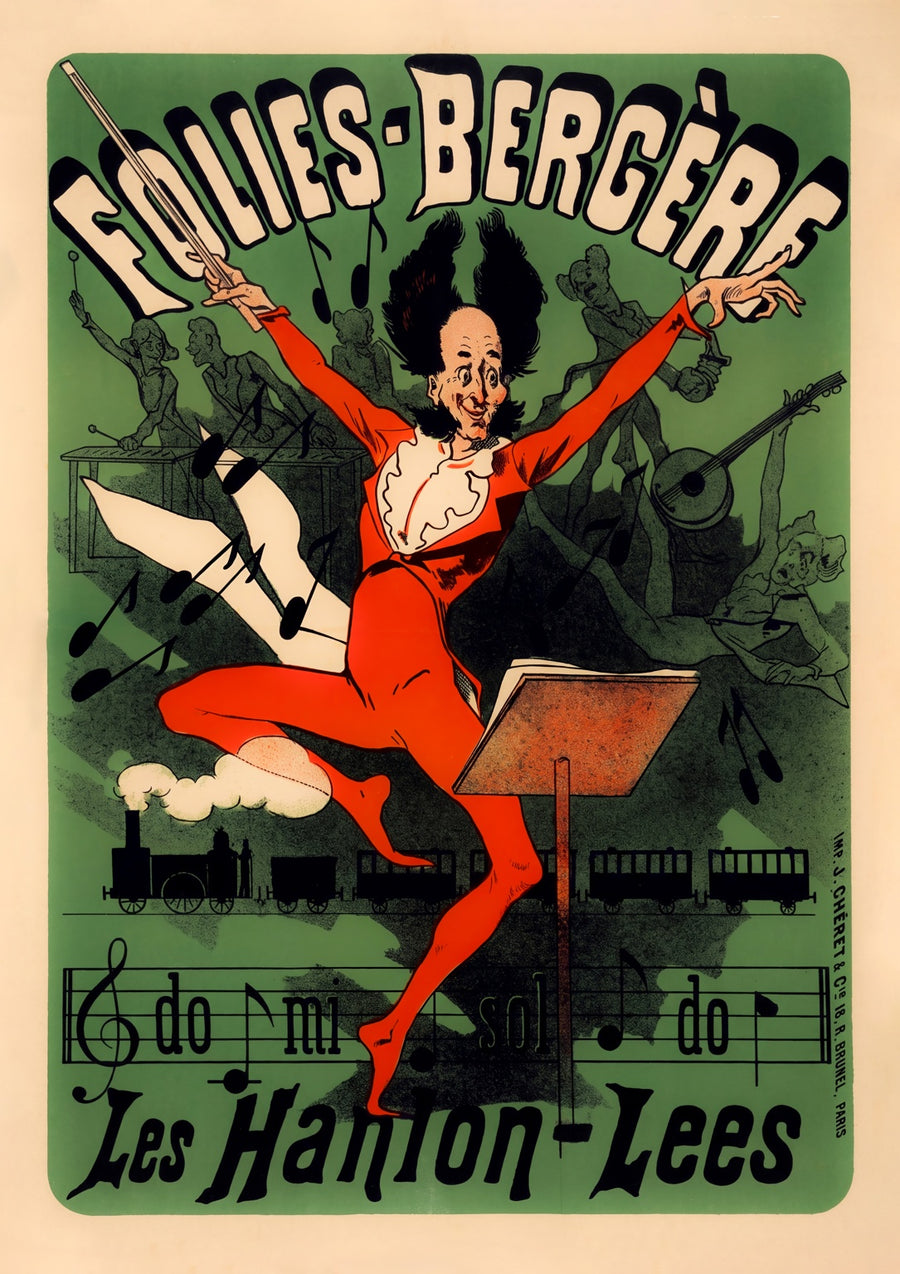 Folies-Bergère Les Hanlon-Lees - Print Only frame