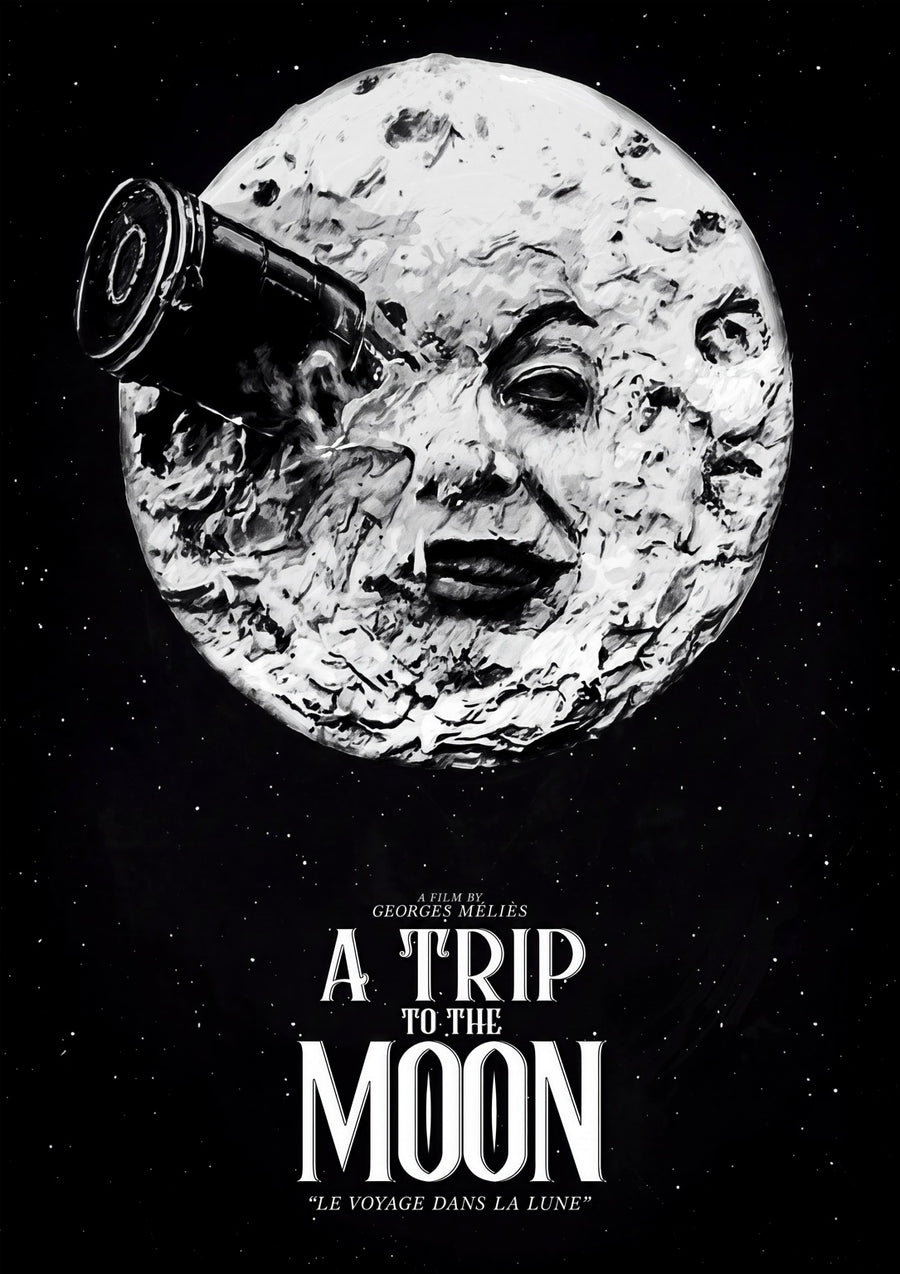 A Trip to the Moon - Print Only frame