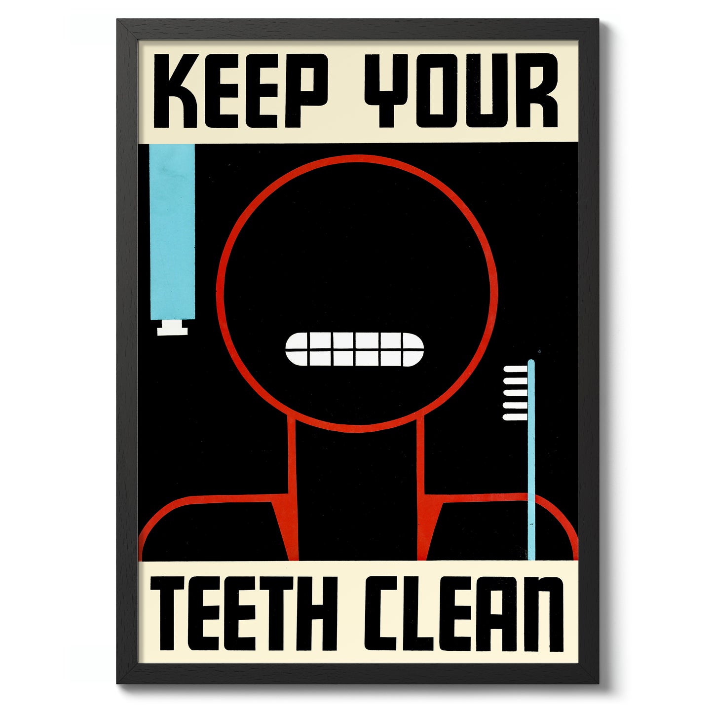 Halte deine Zähne sauber