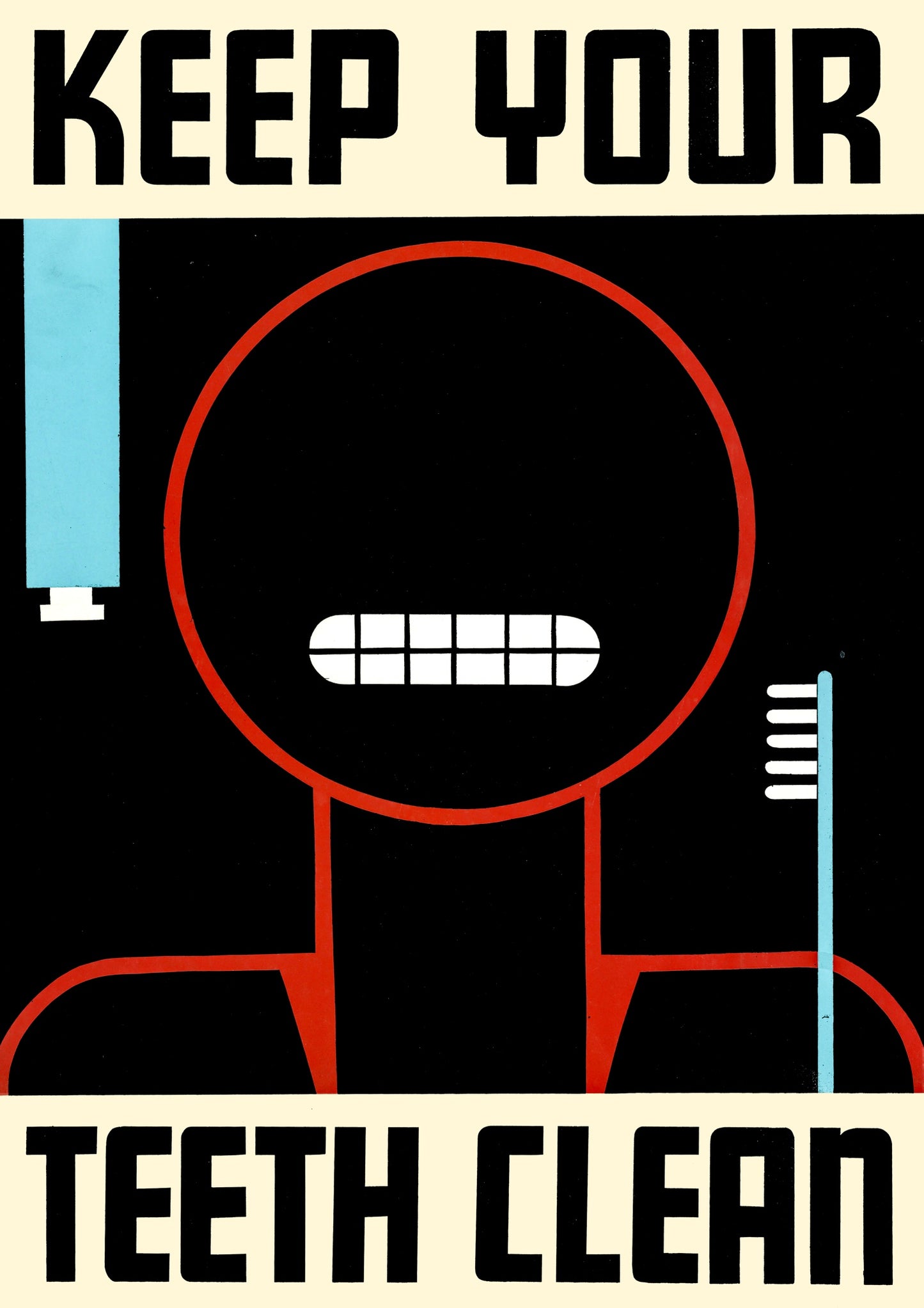 Halte deine Zähne sauber