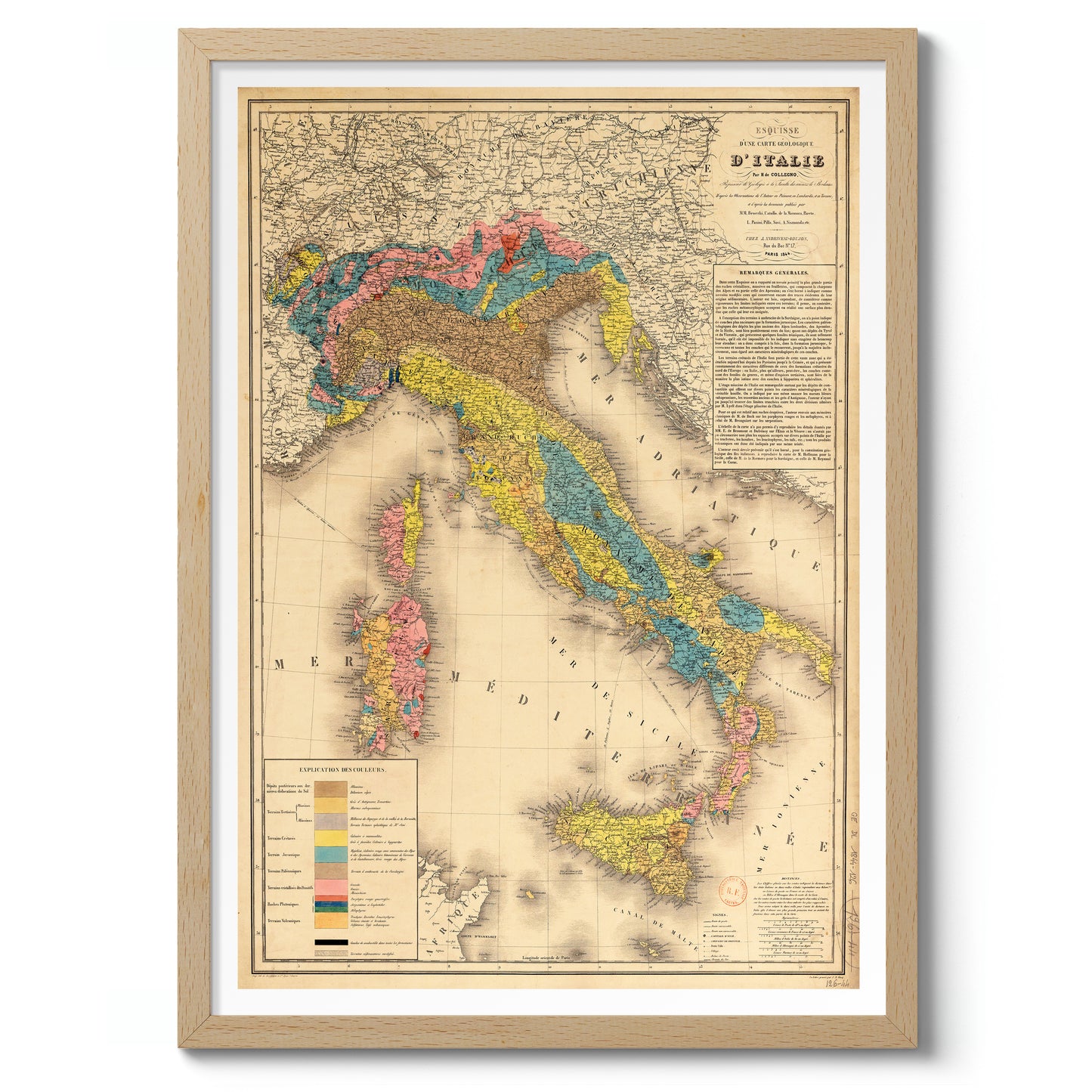Geological Map of Italy