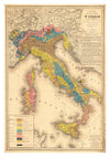 Geological Map of Italy print