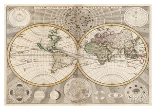 A New Map of the World print