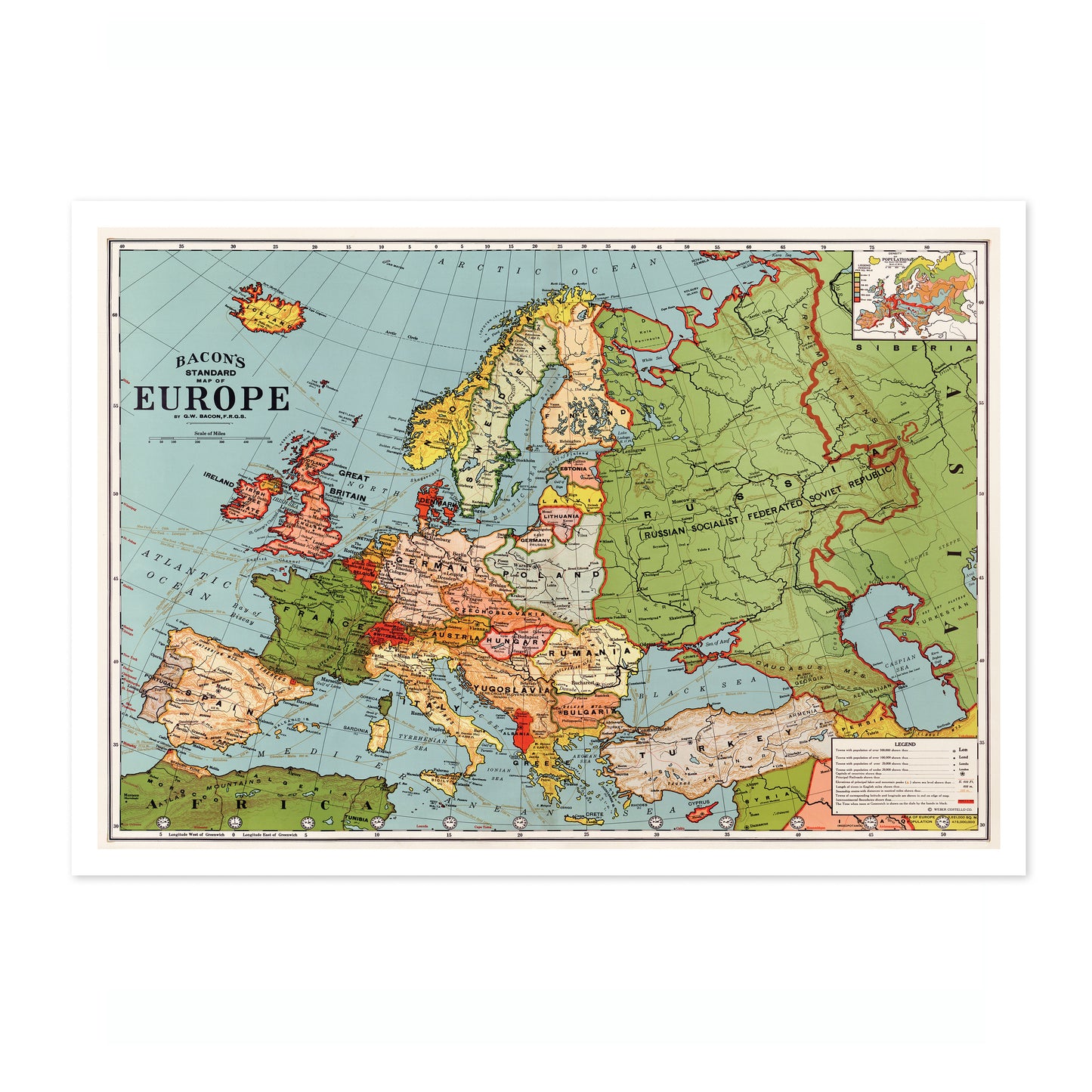 The Standard Map of Europe