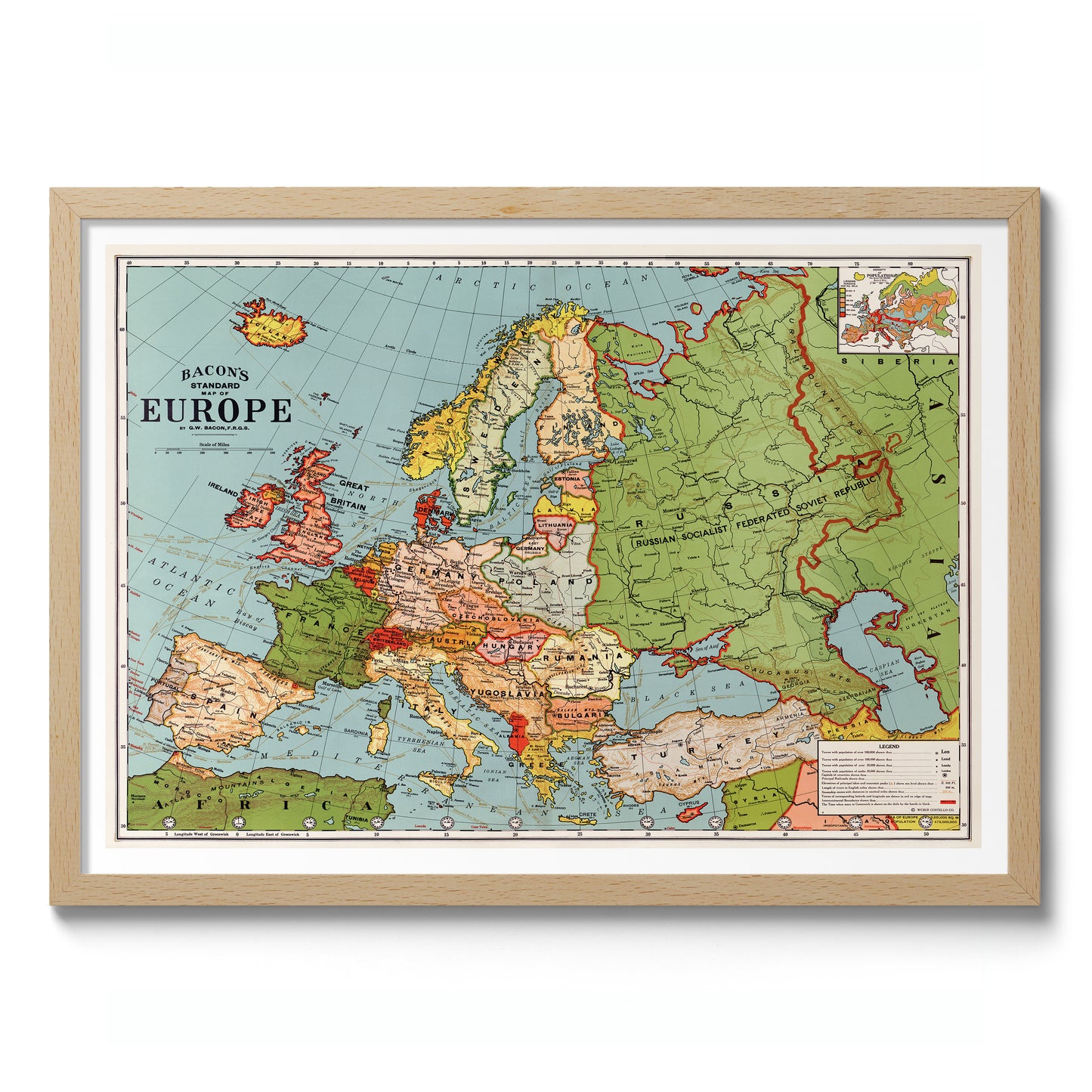 The Standard Map of Europe