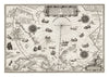 Map of the Arctic print