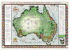 Map of Austalia's Wealth print
