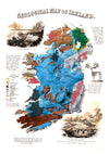 Geological Map of Ireland print