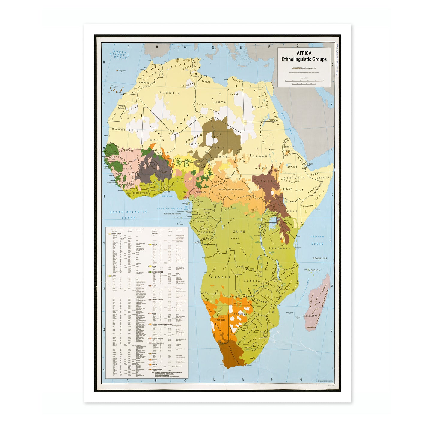 Africa, Ethnolinguistic Groups