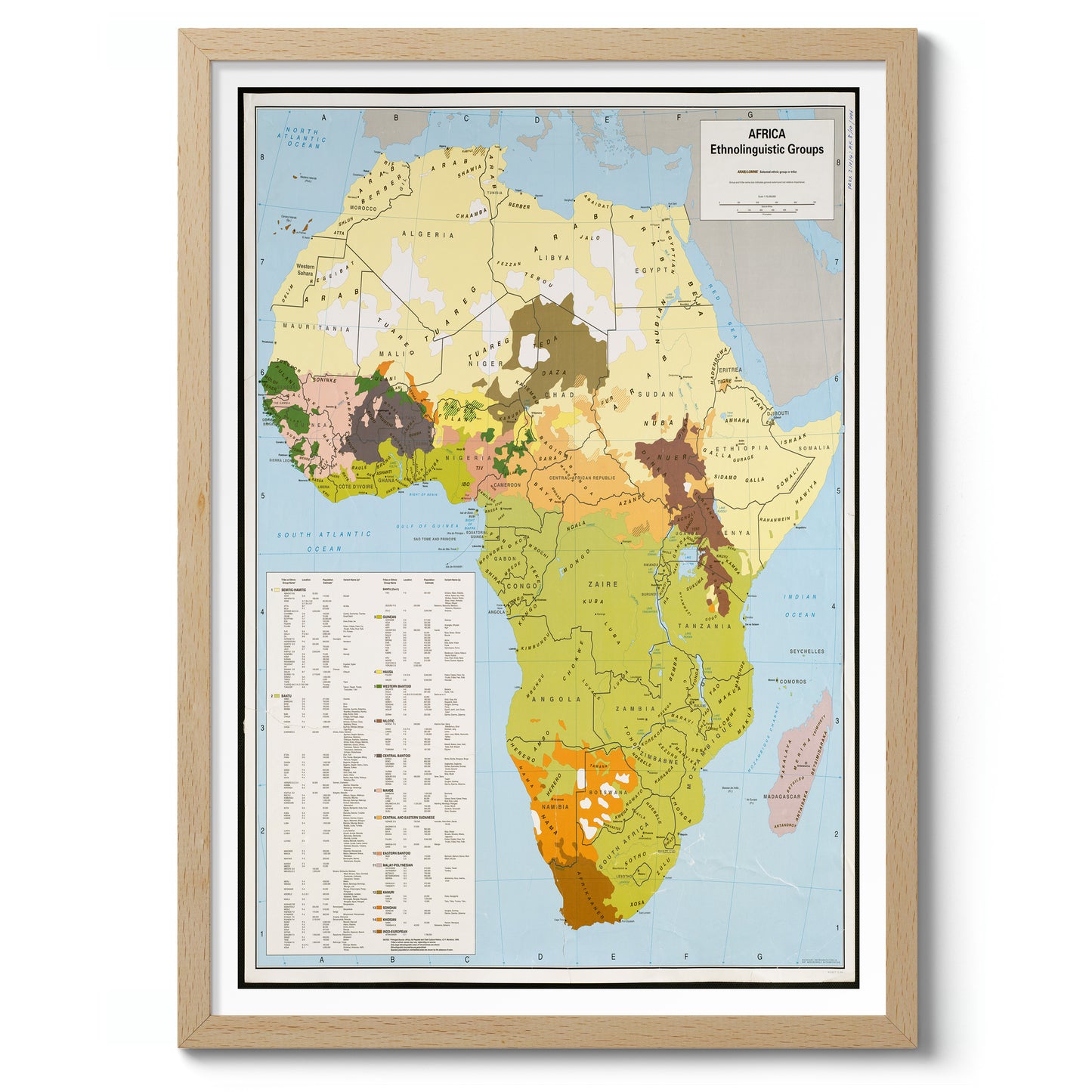 Africa, Ethnolinguistic Groups