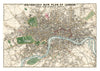 New Plan of London print