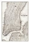 New York Vintage Map print