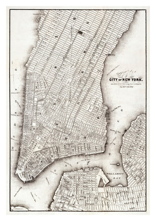 New York Vintage Map print