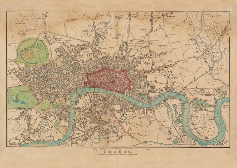 Londres - Print Only frame