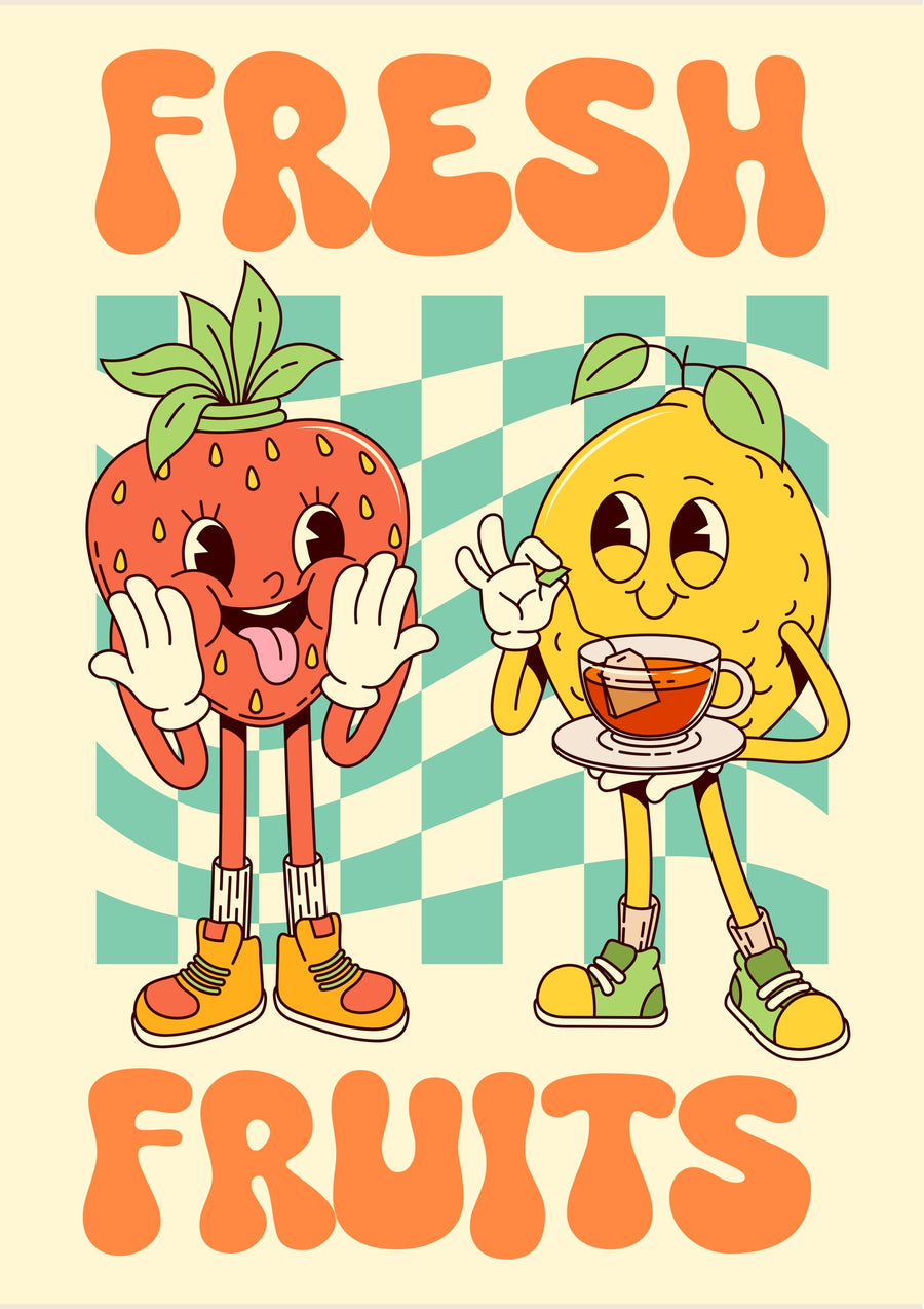 Fresh Fruits - Print Only frame