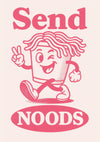 Skicka nudlar print