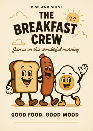 The Breakfast Crew print