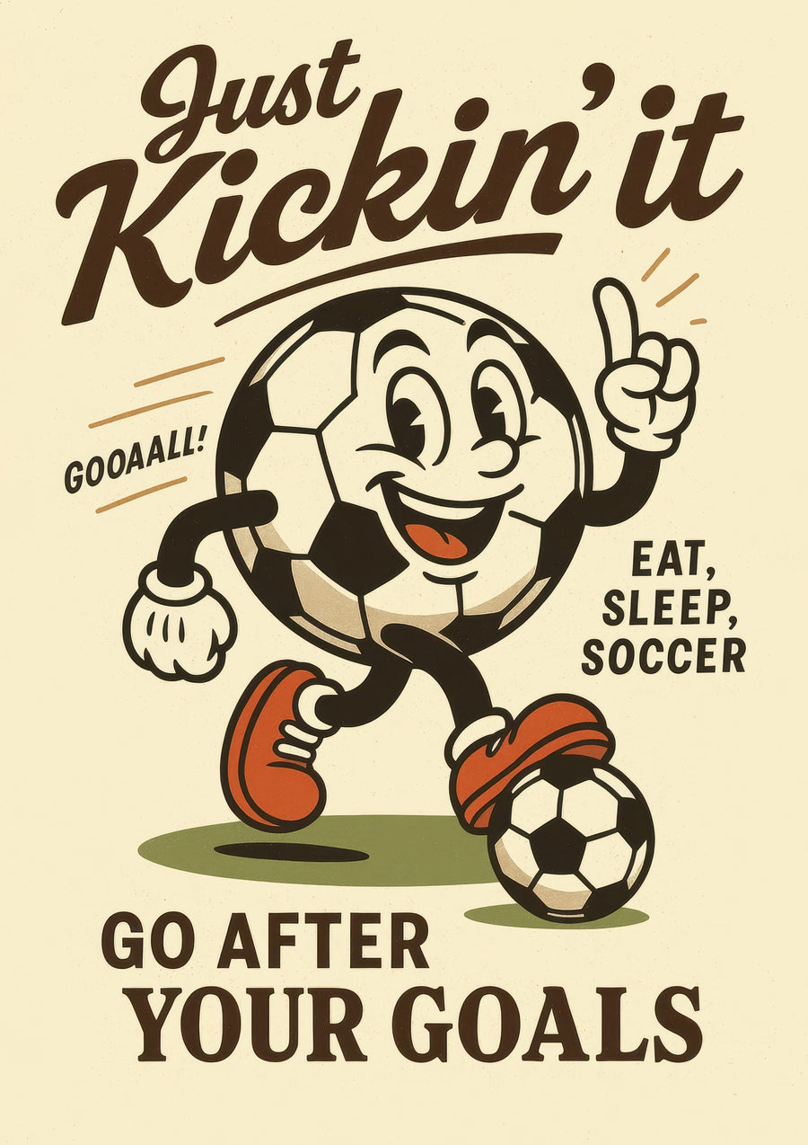 Just Kickin' It - Print Only frame