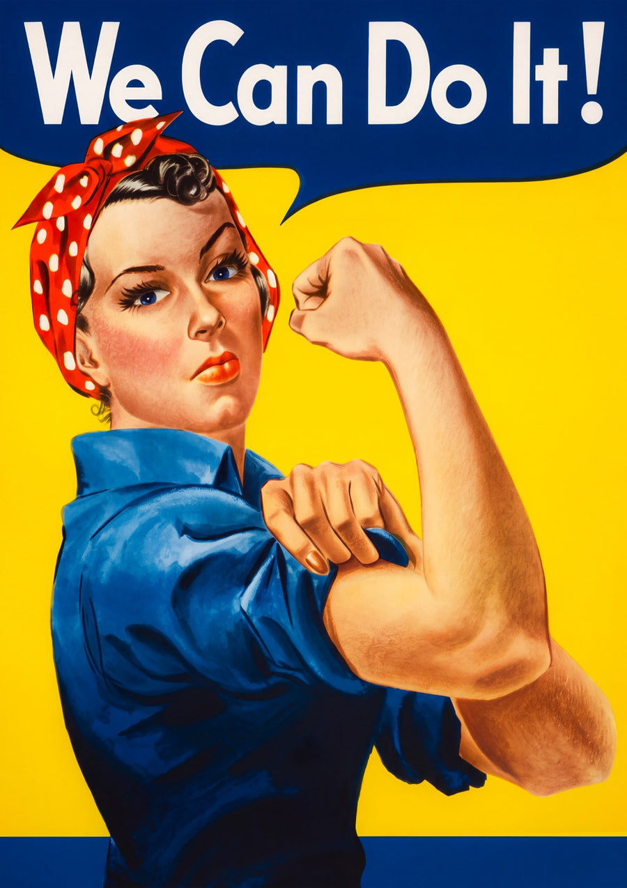 We Can Do It! - Print Only frame