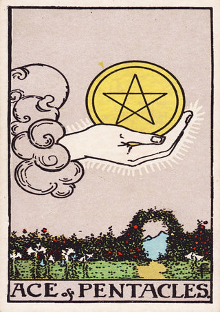 Ace of Pentacles print