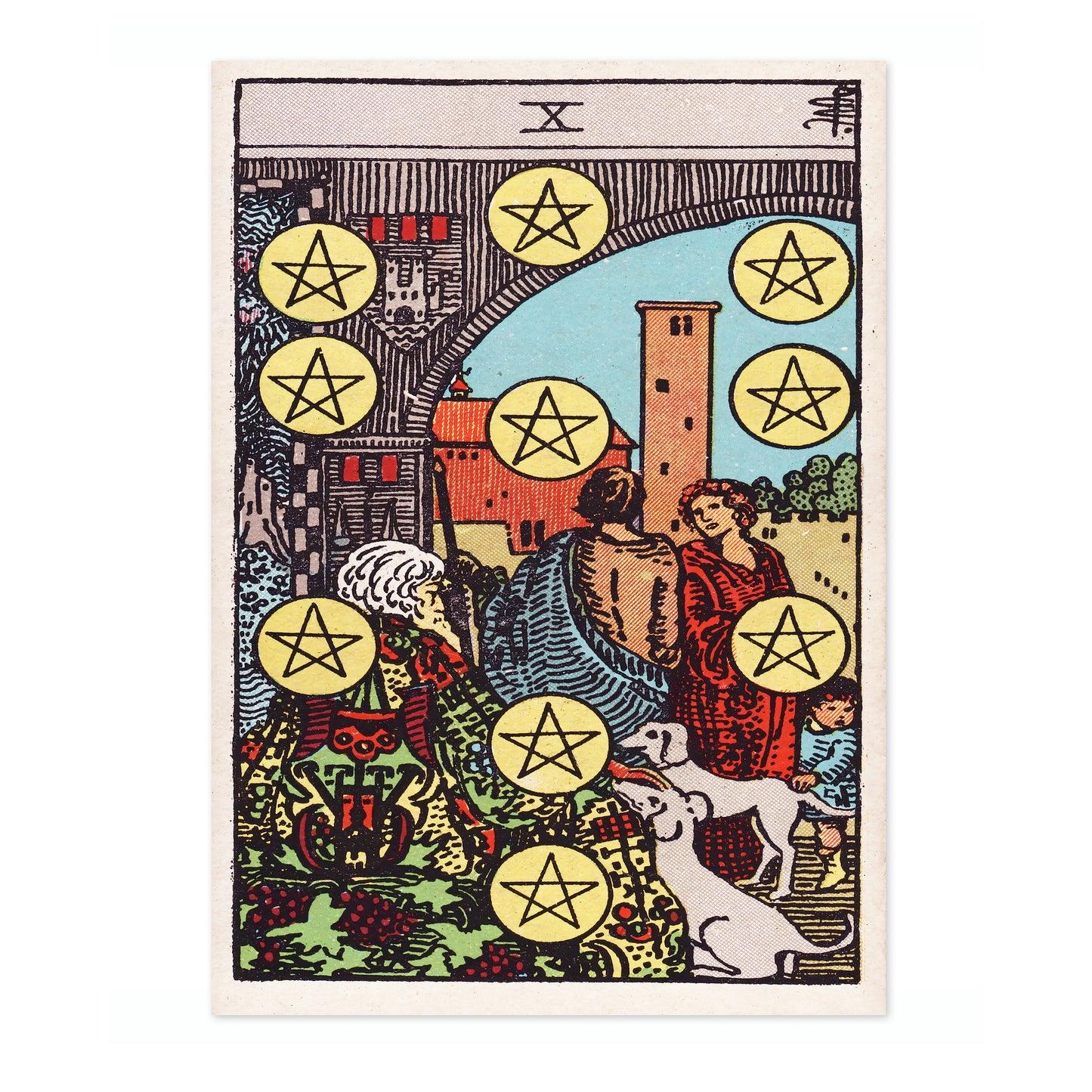 Dix de Pentacles