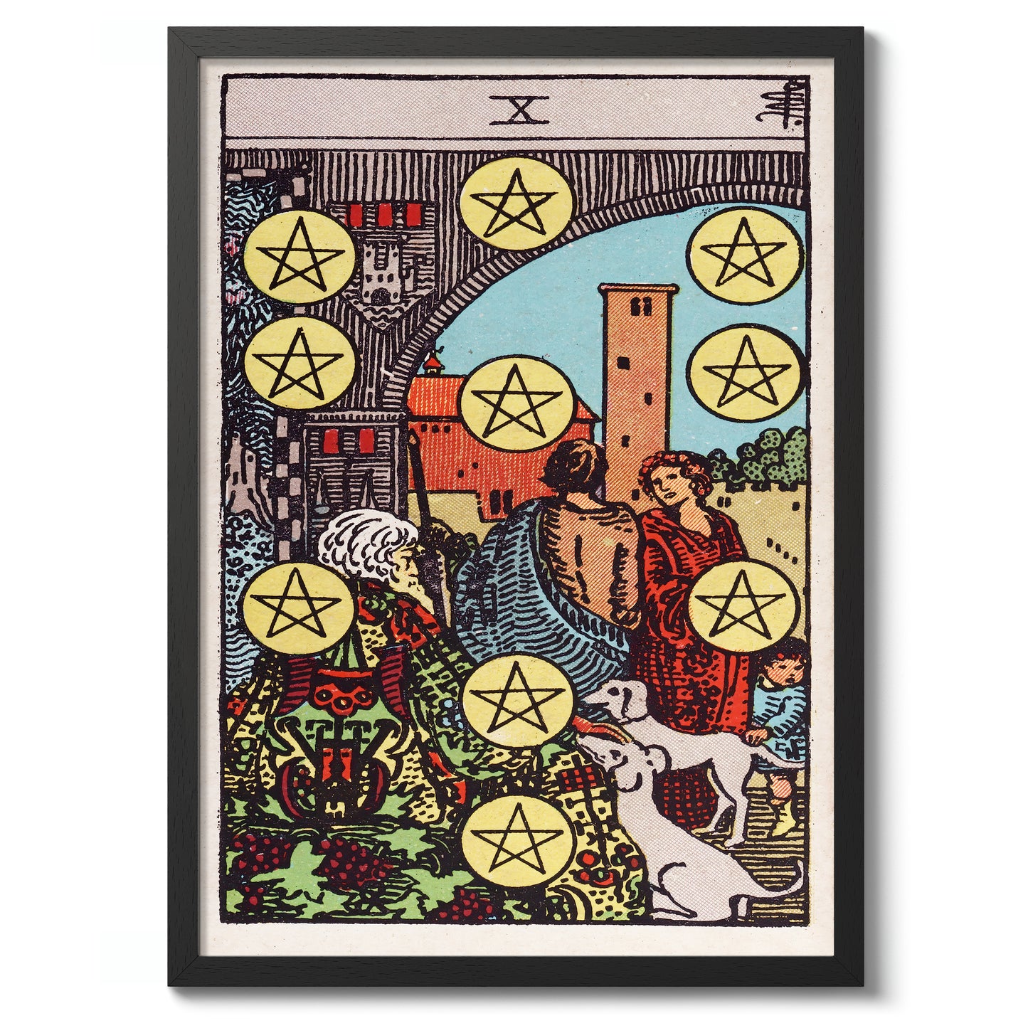 Dix de Pentacles